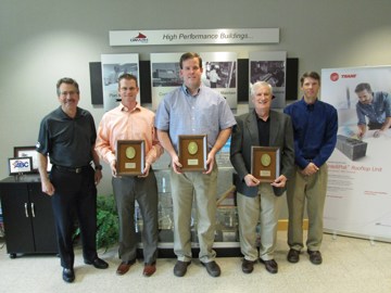 Left to Right: Clint Damuth, President; Sales Engineers: Todd Whitesell, Brandon Rouse, and Joe DiPaola; Eric Jones, System Solutions Leader